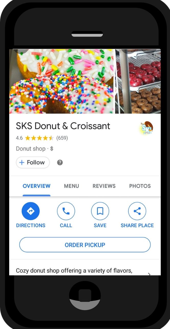 Google My Business Donuts and Croissants - 1